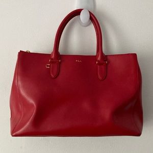 Ralph Lauren Newbury Double Zip Satchel